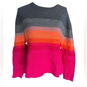 Krimson Klover Sweater Womens XL Pink Ombre Willow Merino Wool Blend Outdoors